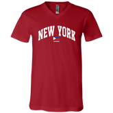 New York Unisex Jersey V-Neck T-Shirt